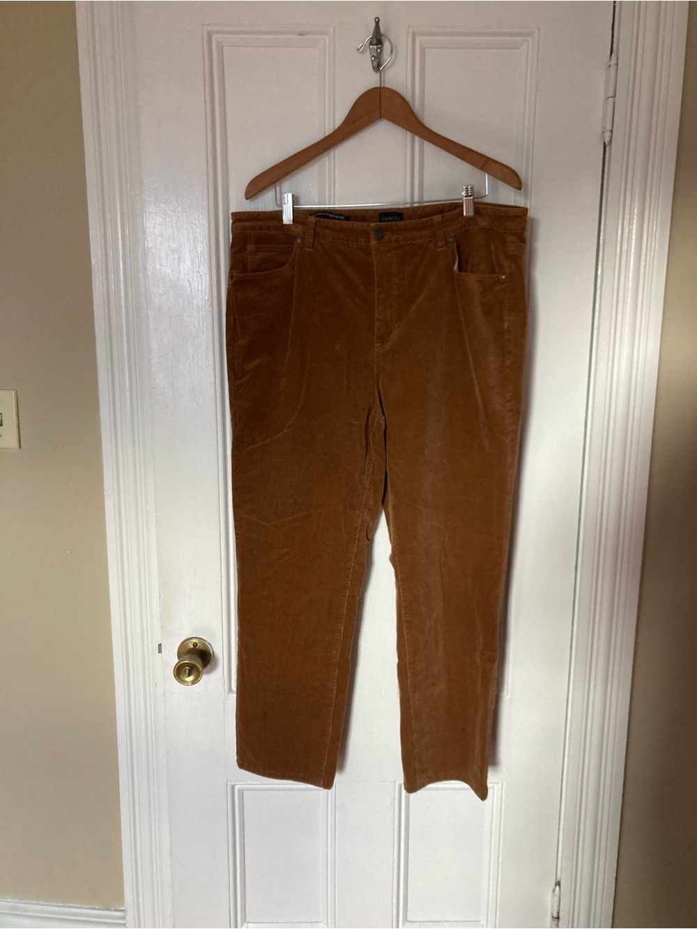 Talbots Brown Corduroy Straight Leg Pant